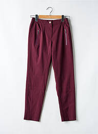 Pantalon slim taille élastique taille normale rouge BETTY BARCLAY femme