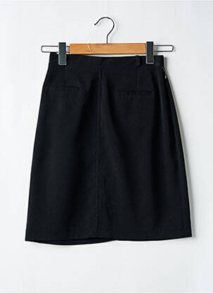 Jupe courte taille à pinces noir ANNE KELLY femme