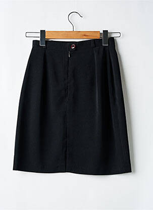 Jupe courte taille à pinces noir ANNE KELLY femme
