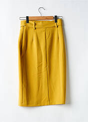 Jupe mi-longue jaune LA FEE MARABOUTEE pour femme seconde vue