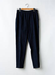 Pantalon droit bleu GEVANA pour femme seconde vue