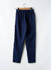 Pantalon droit bleu GEVANA pour femme seconde vue