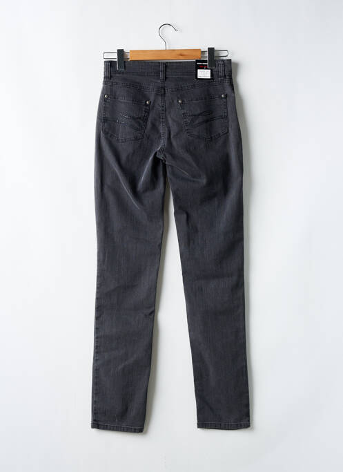 Jeans coupe slim gris ANNA MONTANA pour femme