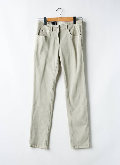 Jeans coupe slim gris ZERRES pour femme