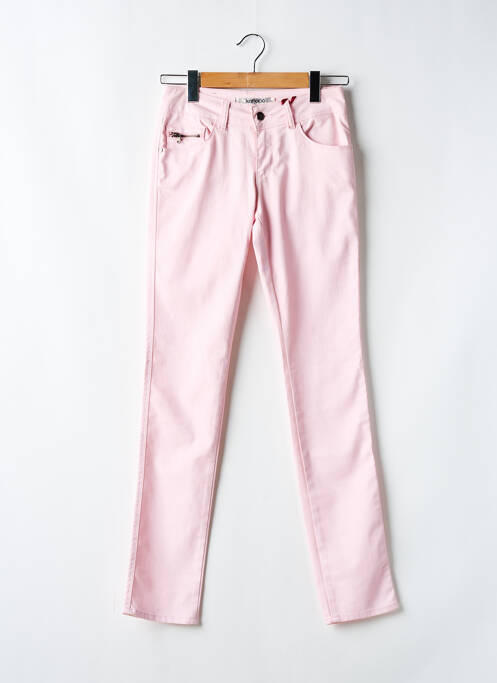 Jeans coupe slim rose KANOPE pour femme