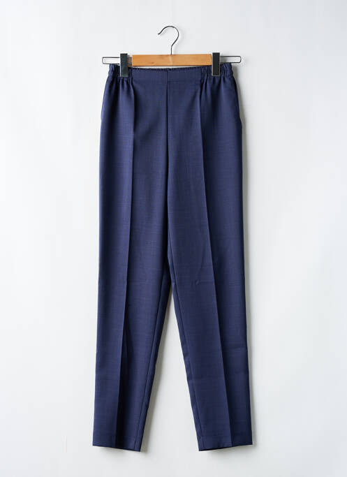 Pantalon droit bleu GEVANA pour femme