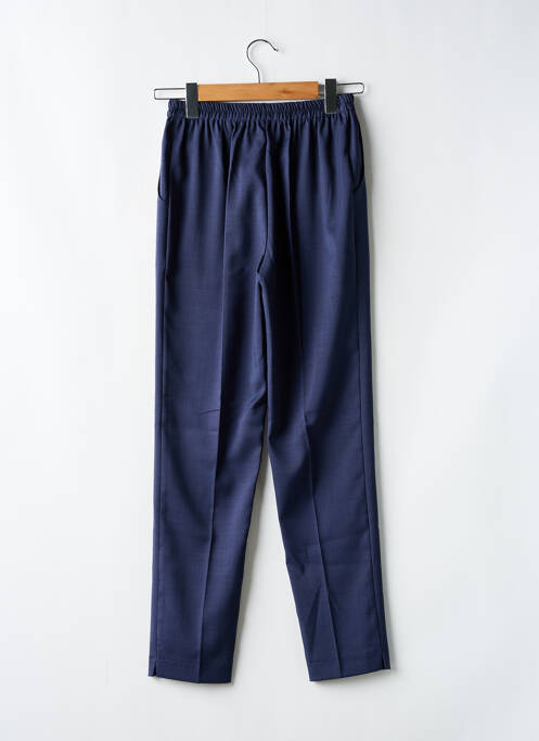 Pantalon droit bleu GEVANA femme