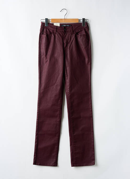 Pantalon droit rouge KANOPE pour femme