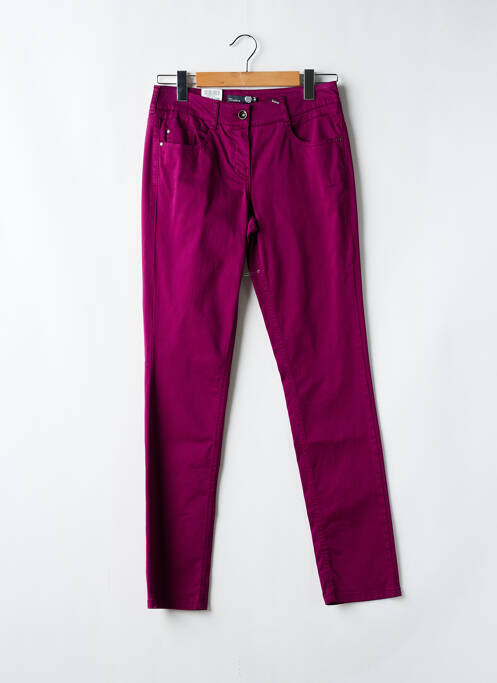 Pantalon slim violet ATELIER GARDEUR pour femme