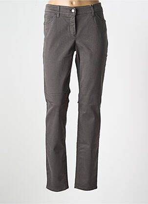 Jeans coupe slim stretch taille normale gris GERRY WEBER femme