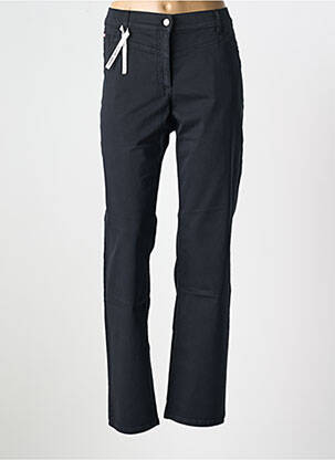 Pantalon slim tissage popeline taille normale bleu GERRY WEBER femme