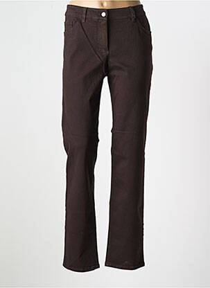 Jeans coupe slim stretch taille normale marron GERRY WEBER femme