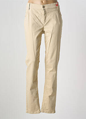 Jeans coupe slim stretch taille normale beige ATELIER GARDEUR femme