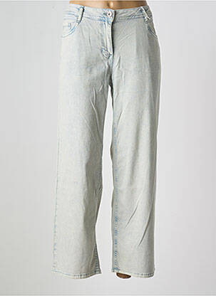 Jeans coupe large stretch taille normale bleu CECIL femme