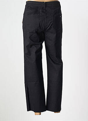 Pantalon 7/8 tissage popeline taille normale noir LIU JO femme