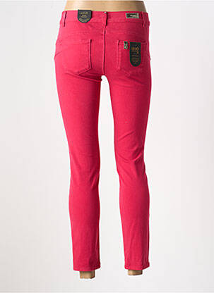 Jeans skinny stretch taille basse rouge LIU JO femme