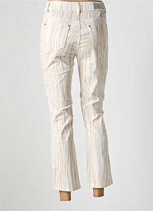 Pantalon 7/8 stretch taille normale beige SIGNE NATURE femme