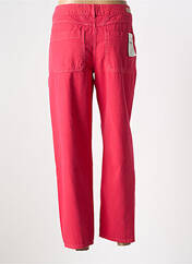 Jeans coupe droite rouge FIVE pour femme seconde vue