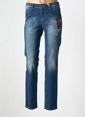 Jeans coupe slim bleu TAIFUN pour femme seconde vue