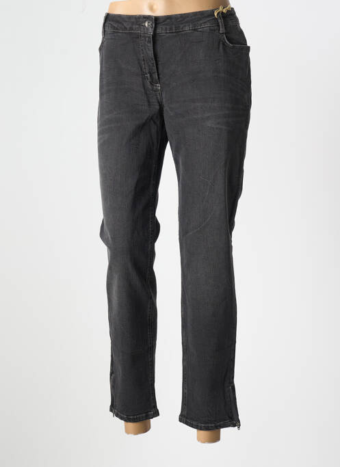 Jeans coupe slim stretch taille normale noir BETTY BARCLAY femme