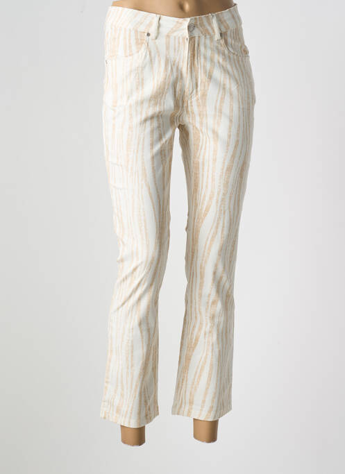 Pantalon 7/8 beige SIGNE NATURE pour femme