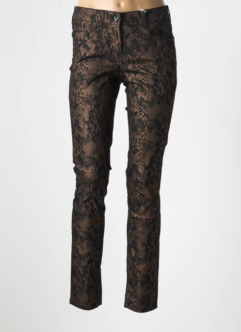 Pantalon slim marron ATELIER GARDEUR pour femme