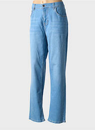 Jeans coupe droite stretch taille normale bleu SURKANA femme
