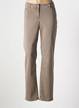 Jeans coupe droite stretch taille normale gris GERRY WEBER femme