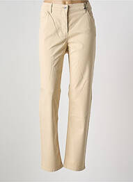 Pantalon slim tissage popeline taille normale beige GERRY WEBER femme