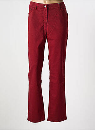 Jeans coupe droite stretch taille normale rouge GERRY WEBER femme