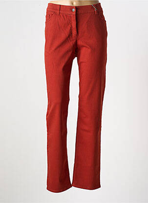 Jeans coupe droite stretch taille normale rouge GERRY WEBER femme