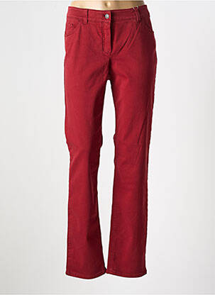 Jeans coupe droite stretch taille normale rouge GERRY WEBER femme