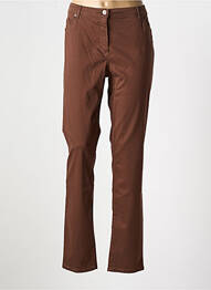 Pantalon droit stretch taille normale marron BETTY BARCLAY femme