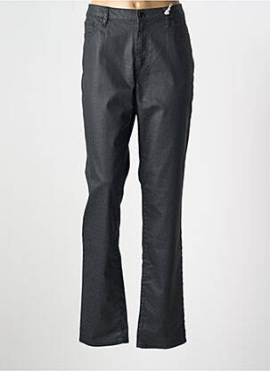 Pantalon droit stretch taille normale noir KANOPE femme
