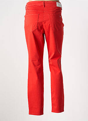 Pantalon slim tissage popeline taille normale rouge GERRY WEBER femme