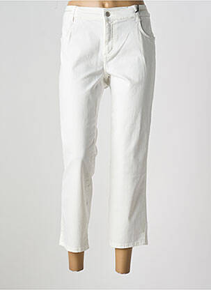 Pantacourt stretch taille normale blanc ANGELS femme