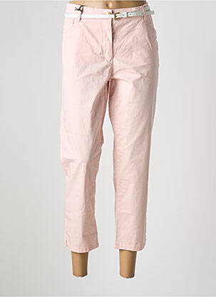 Pantacourt stretch taille normale rose BETTY BARCLAY femme