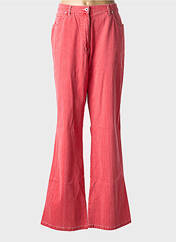 Jean coupe flare rouge PERSONA pour femme seconde vue