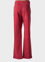 Jeans coupe droite rouge PERSONA pour femme seconde vue