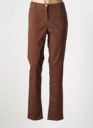Pantalon droit marron BETTY BARCLAY pour femme