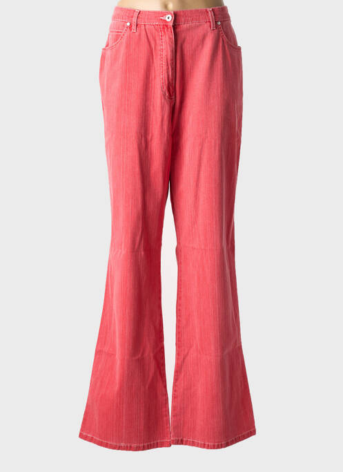 Jean coupe flare rouge PERSONA pour femme