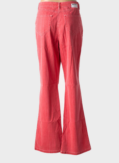 Jean coupe flare rouge PERSONA pour femme
