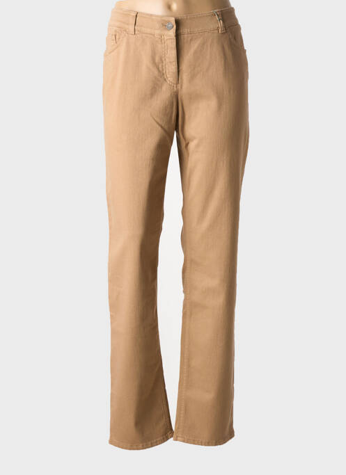 Jeans coupe droite marron GERRY WEBER pour femme