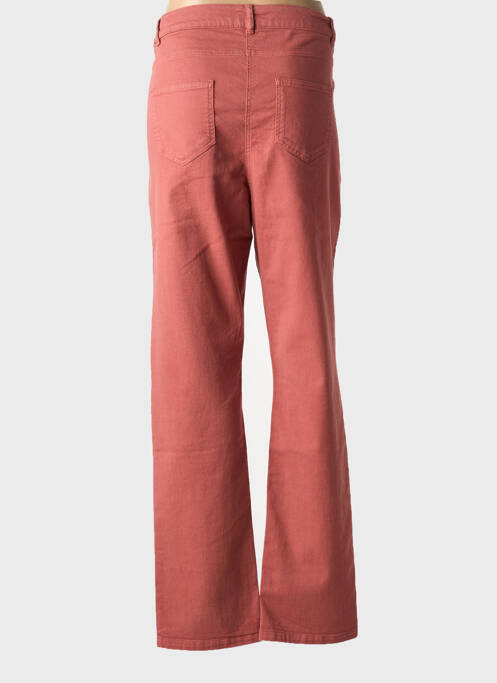 Jeans coupe droite rouge GEVANA pour femme