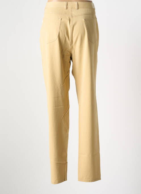 Pantalon droit beige SAINT HILAIRE pour femme