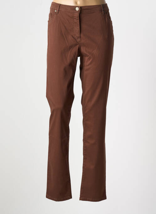 Pantalon droit marron BETTY BARCLAY pour femme