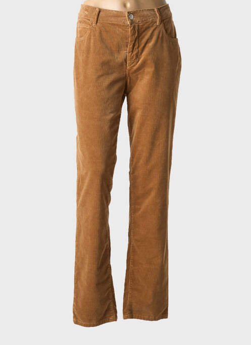 Pantalon droit marron GARDEUR pour femme