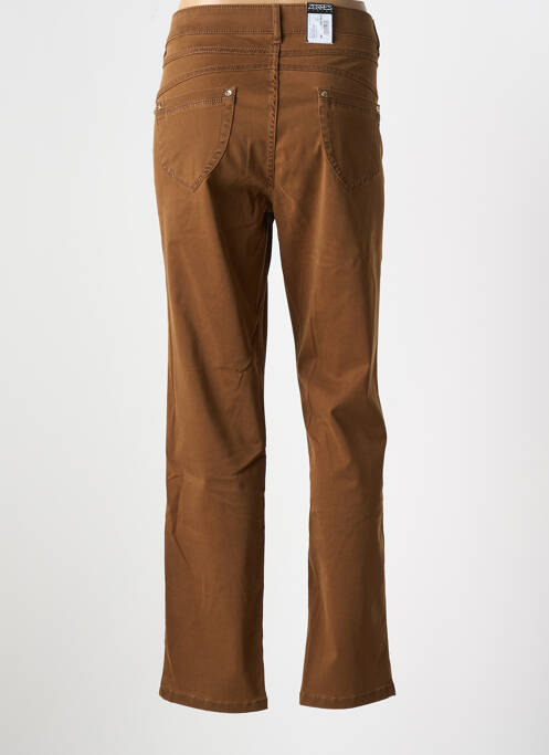 Pantalon droit marron ZERRES pour femme
