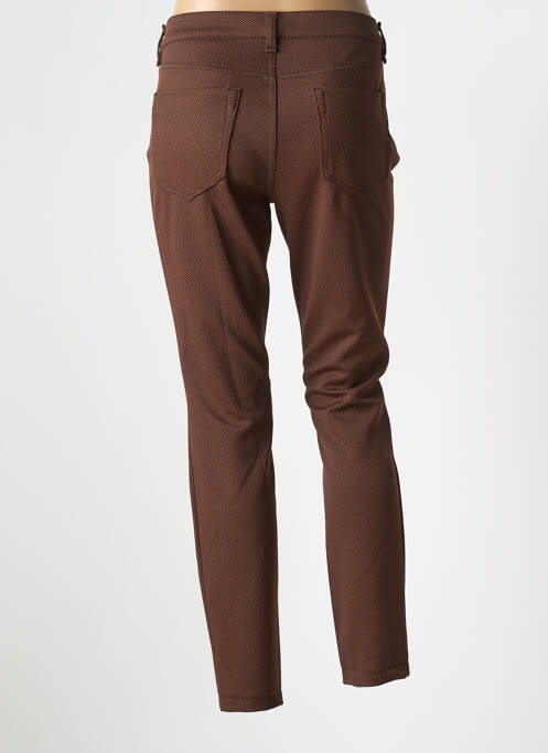 Pantalon slim marron GARDEUR pour femme