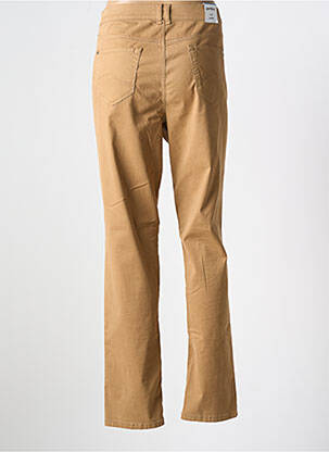 Pantalon slim tissage popeline taille normale marron GARDEUR femme